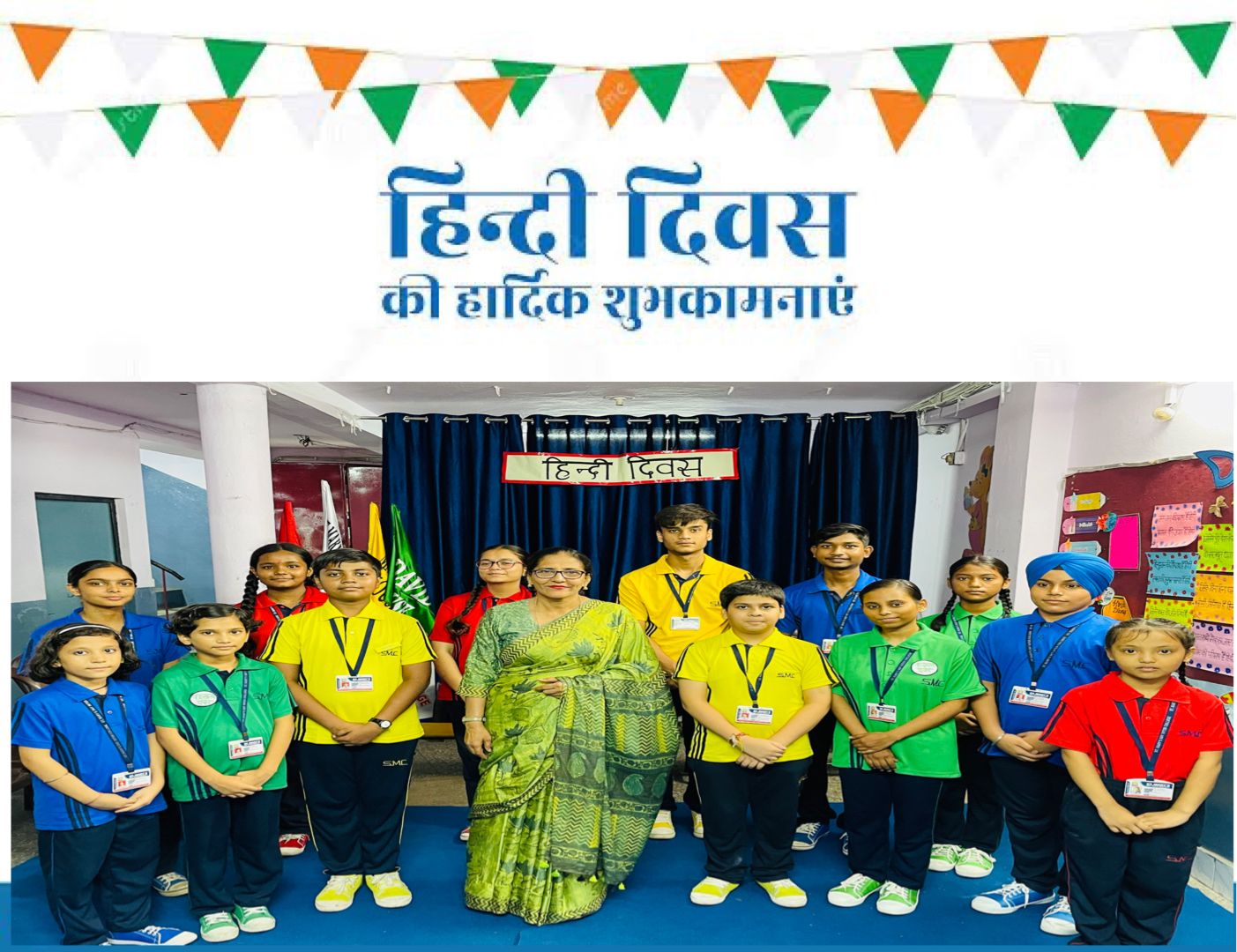 Inter House Competition on Hindi Diwas